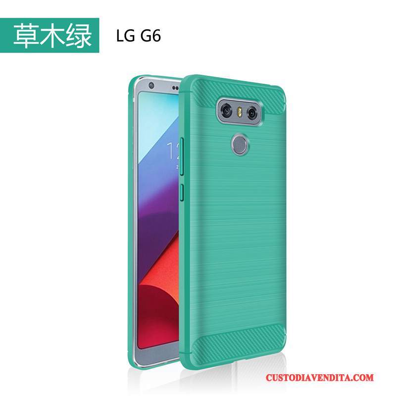 Custodia Lg G6 Silicone Semplici Rosso, Cover Lg G6 Telefono Macchiati