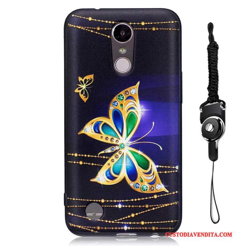 Custodia Lg K10 2017 Cartone Animato Blutelefono, Cover Lg K10 2017 Colore Morbido Macchiati