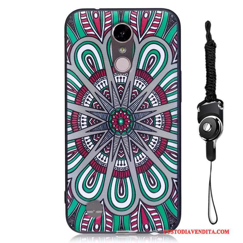 Custodia Lg K10 2017 Cartone Animato Blutelefono, Cover Lg K10 2017 Colore Morbido Macchiati