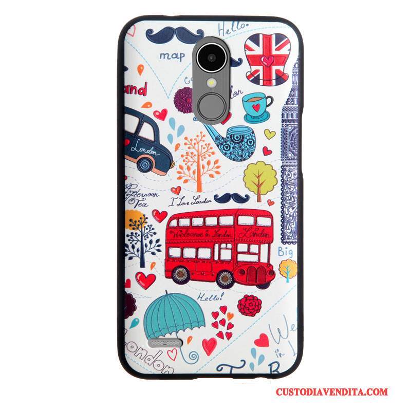 Custodia Lg K10 2017 Cartone Animato Telefono Morbido, Cover Lg K10 2017 Colore Tendenza Affari