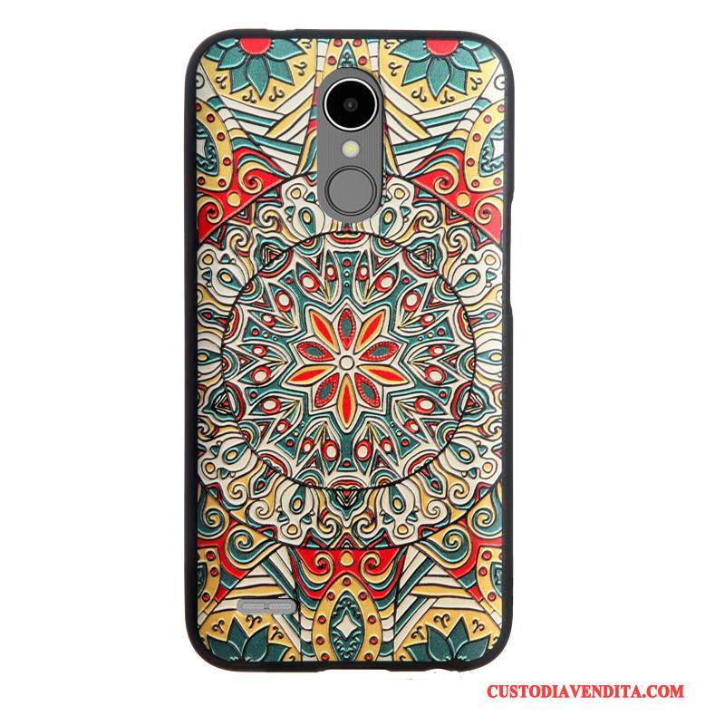 Custodia Lg K10 2017 Cartone Animato Telefono Morbido, Cover Lg K10 2017 Colore Tendenza Affari