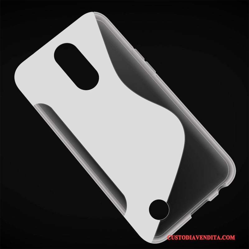 Custodia Lg K10 2017 Protezione Europa Morbido, Cover Lg K10 2017 Grigio