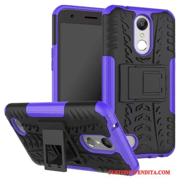 Custodia Lg K10 2017 Protezione Telefono Modello, Cover Lg K10 2017 Anti-caduta Blu