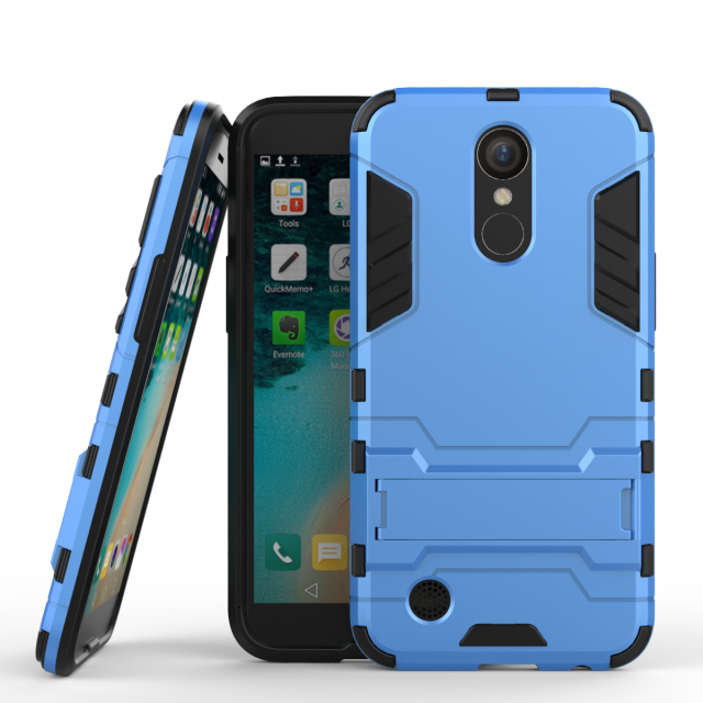 Custodia Lg K10 2017 Protezione Tendenza Antiscivolo, Cover Lg K10 2017 Anti-caduta Oro