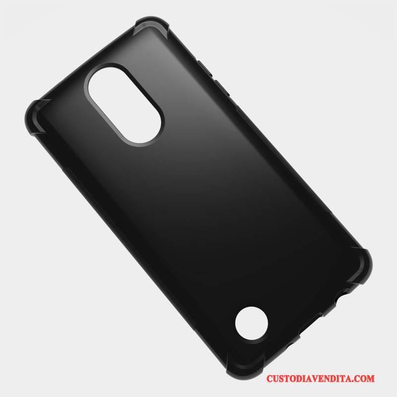 Custodia Lg K4 2017 Protezione Morbido Antiscivolo, Cover Lg K4 2017 Nero