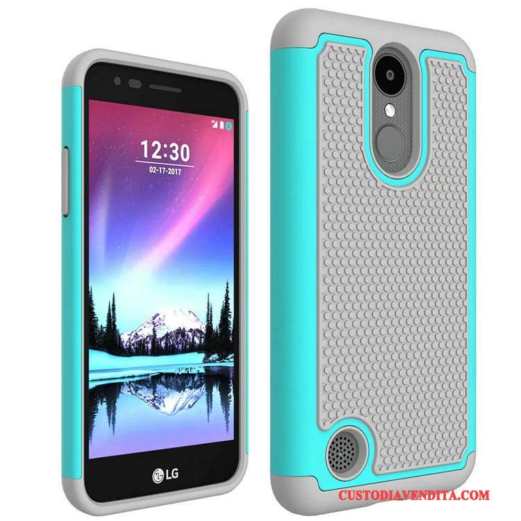 Custodia Lg K4 2017 Protezione Telefono Porpora, Cover Lg K4 2017 Modello Anti-caduta