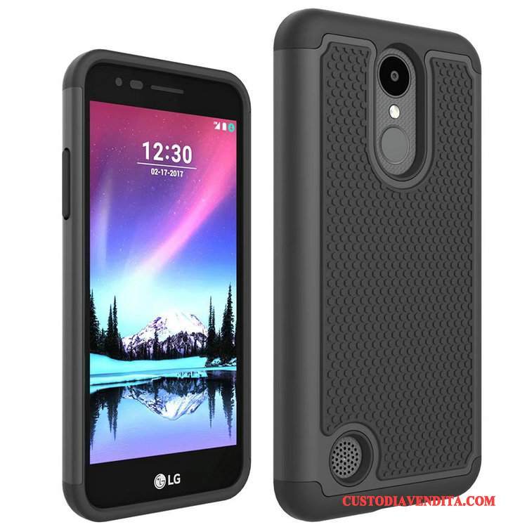 Custodia Lg K4 2017 Protezione Telefono Porpora, Cover Lg K4 2017 Modello Anti-caduta