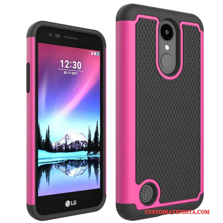 Custodia Lg K4 2017 Protezione Telefono Porpora, Cover Lg K4 2017 Modello Anti-caduta