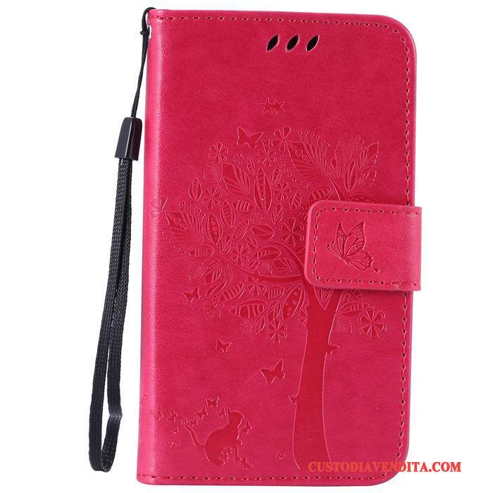 Custodia Lg K4 Silicone Rosso Anti-caduta, Cover Lg K4 Folio Morbidotelefono