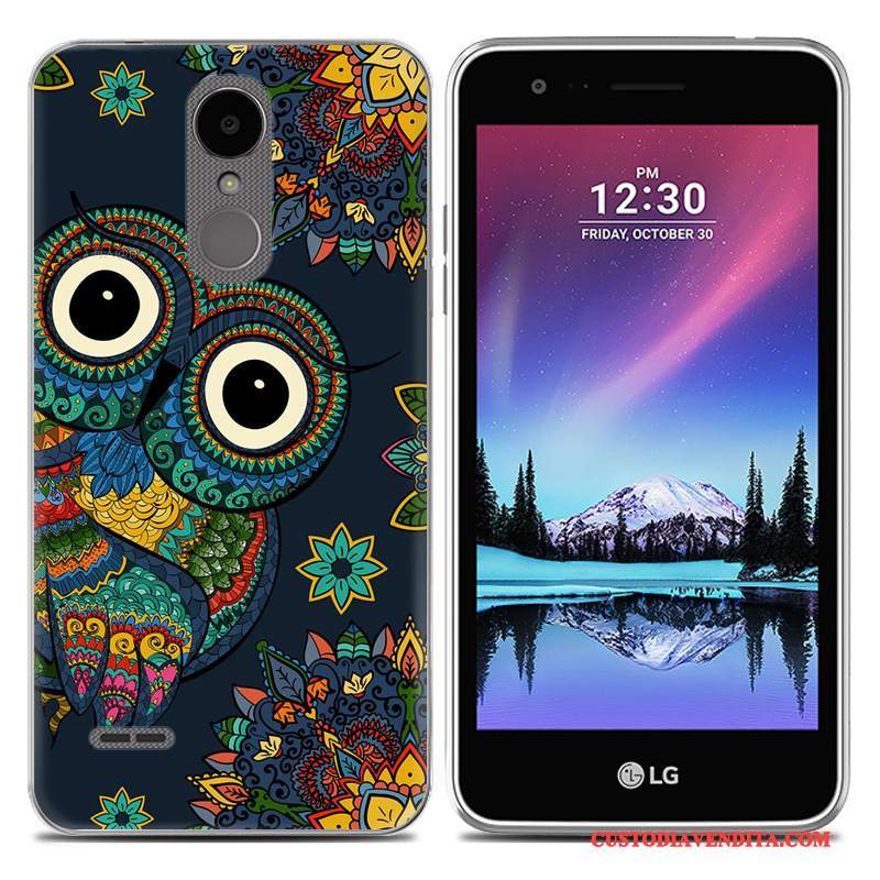 Custodia Lg K8 2017 Cartone Animato Nuovo Grigio, Cover Lg K8 2017 Creativo Morbido Europa