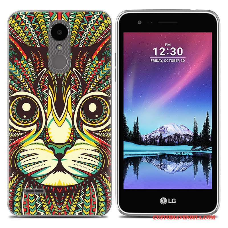 Custodia Lg K8 2017 Cartone Animato Nuovo Grigio, Cover Lg K8 2017 Creativo Morbido Europa