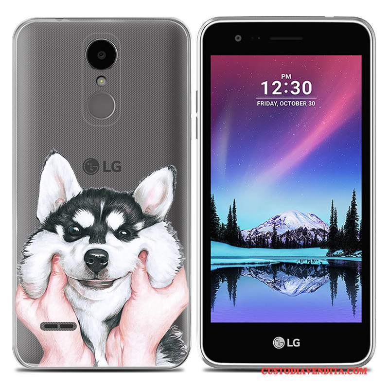 Custodia Lg K8 2017 Cartone Animato Nuovo Grigio, Cover Lg K8 2017 Creativo Morbido Europa