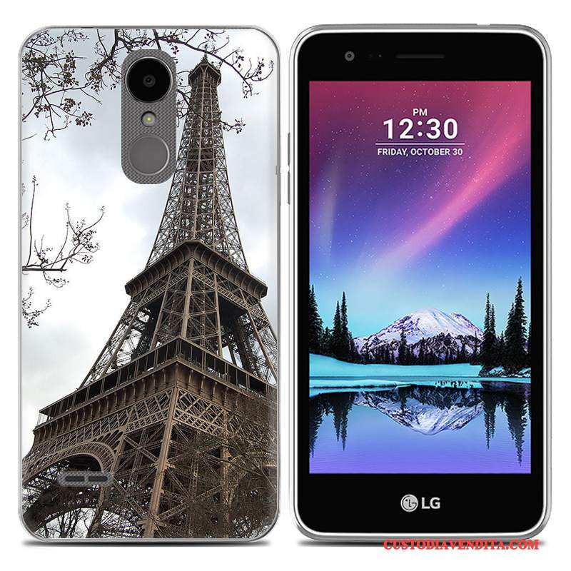 Custodia Lg K8 2017 Cartone Animato Nuovo Grigio, Cover Lg K8 2017 Creativo Morbido Europa