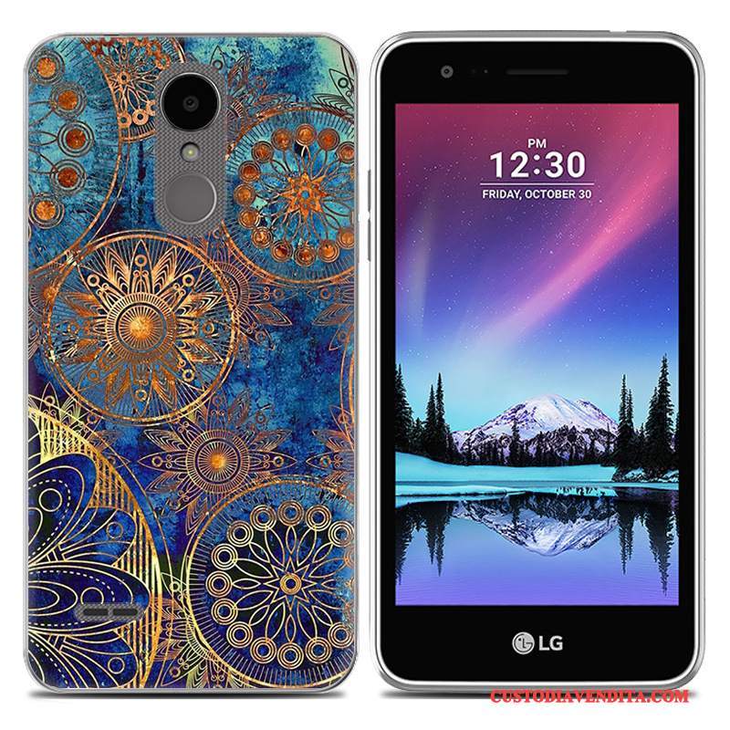 Custodia Lg K8 2017 Cartone Animato Nuovo Grigio, Cover Lg K8 2017 Creativo Morbido Europa