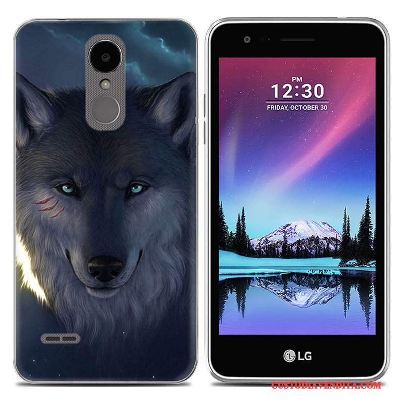 Custodia Lg K8 2017 Cartone Animato Nuovo Grigio, Cover Lg K8 2017 Creativo Morbido Europa