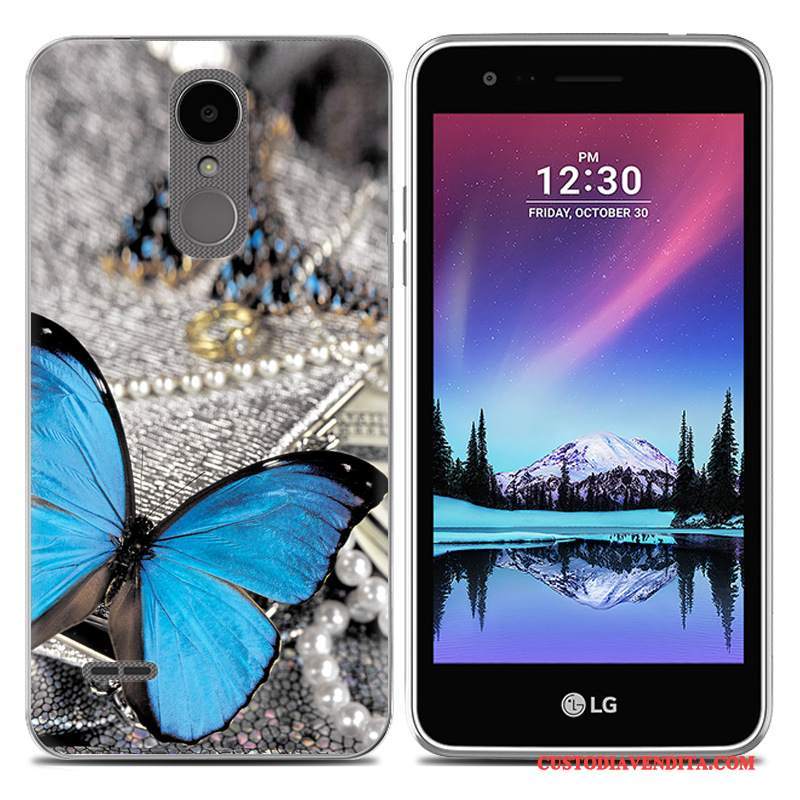 Custodia Lg K8 2017 Cartone Animato Nuovo Grigio, Cover Lg K8 2017 Creativo Morbido Europa