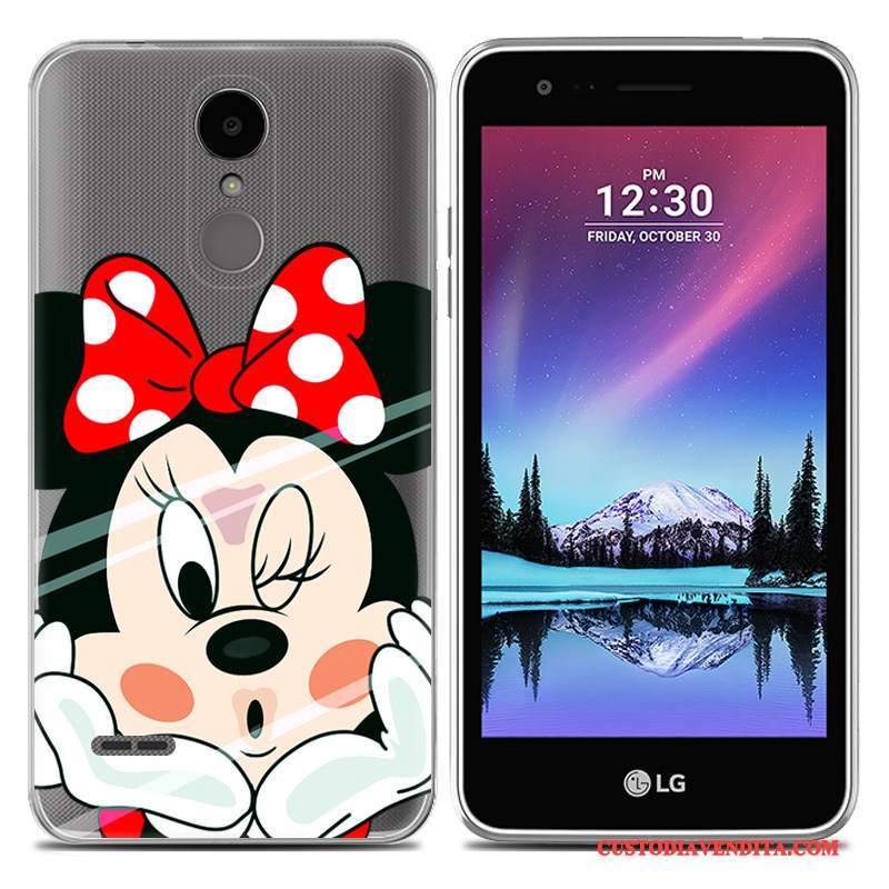 Custodia Lg K8 2017 Cartone Animato Nuovo Grigio, Cover Lg K8 2017 Creativo Morbido Europa