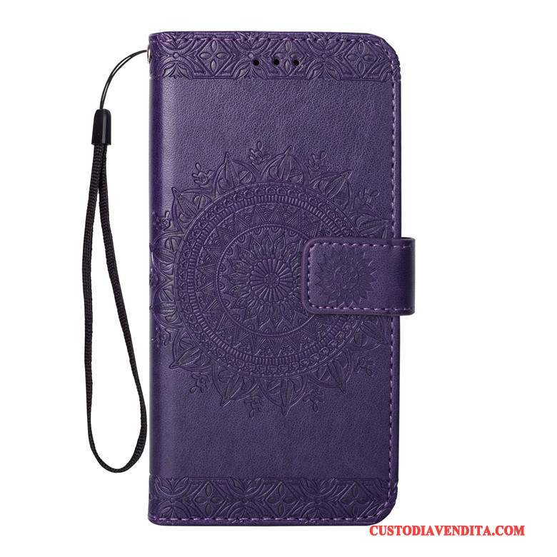 Custodia Lg K8 2017 Folio Anti-caduta Tendenza, Cover Lg K8 2017 Pelle Nerotelefono