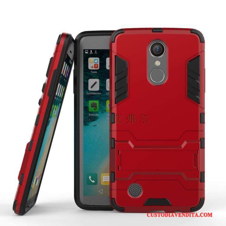 Custodia Lg K8 2017 Protezione Rosso Anti-caduta, Cover Lg K8 2017 Supporto