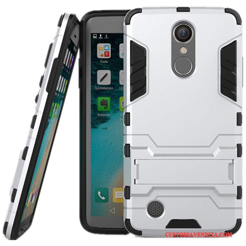 Custodia Lg K8 2017 Protezione Telefono Oro, Cover Lg K8 2017 Difficile Supporto