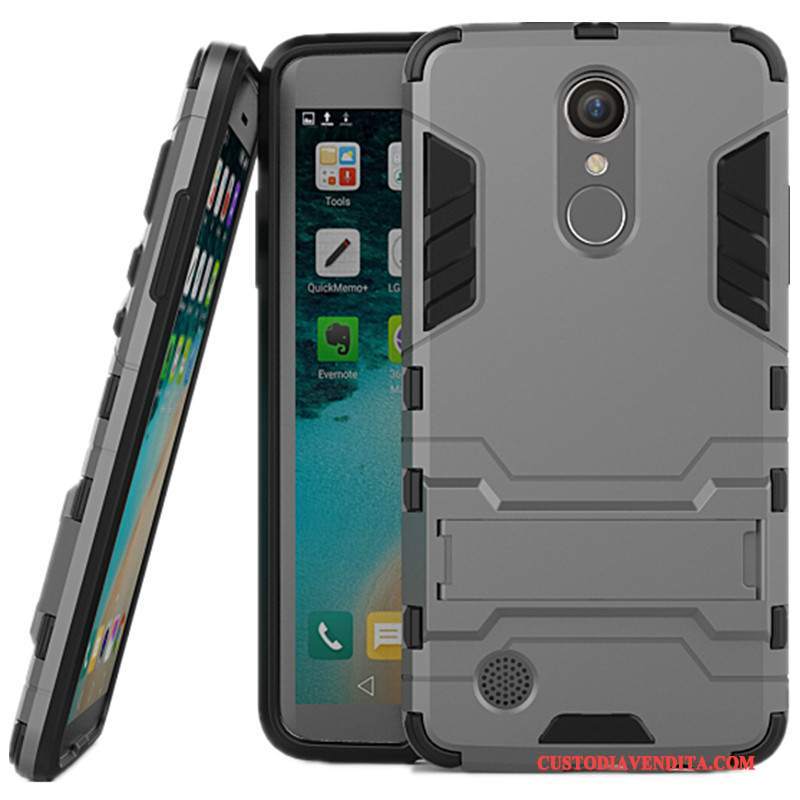 Custodia Lg K8 2017 Protezione Telefono Oro, Cover Lg K8 2017 Difficile Supporto