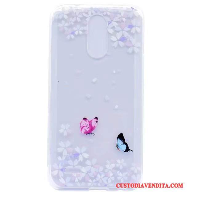 Custodia Lg K8 2017 Silicone Rosa Morbido, Cover Lg K8 2017 Protezione Anti-caduta Tutto Incluso