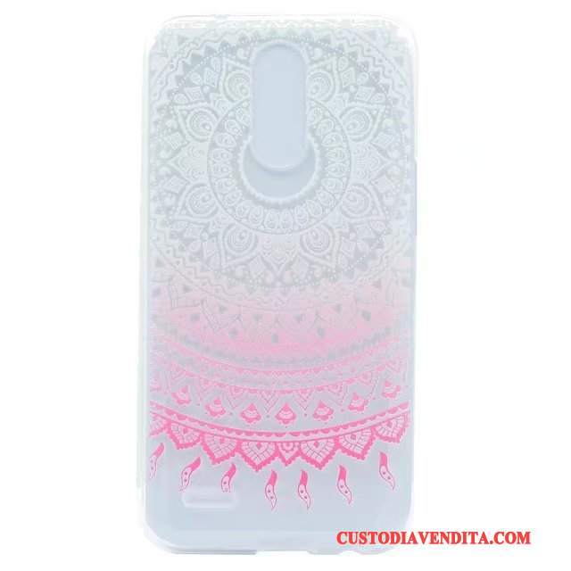 Custodia Lg K8 2017 Silicone Rosa Morbido, Cover Lg K8 2017 Protezione Anti-caduta Tutto Incluso