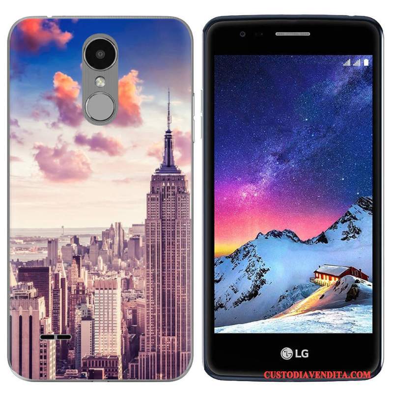 Custodia Lg K8 2017 Silicone Telefono Morbido, Cover Lg K8 2017 Europa Scenario