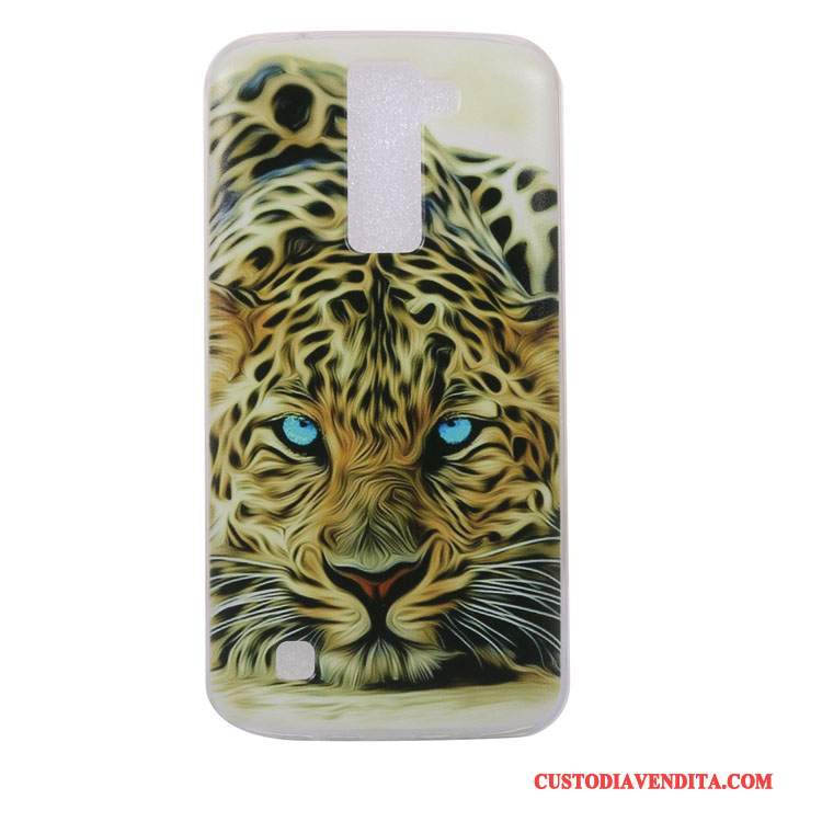 Custodia Lg K8 Colore Animale Morbido, Cover Lg K8 Cartone Animato Ornamenti Appesi Scenario