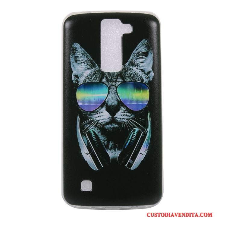 Custodia Lg K8 Colore Animale Morbido, Cover Lg K8 Cartone Animato Ornamenti Appesi Scenario