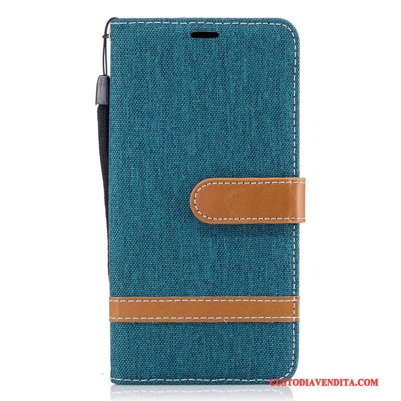 Custodia Lg K8 Pelle Porpora Denim, Cover Lg K8 Protezione