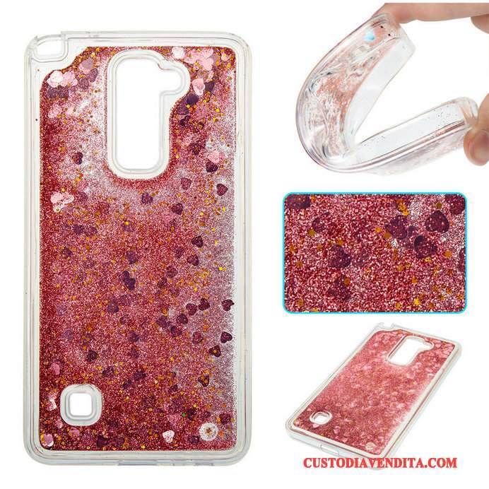 Custodia Lg K8 Protezione Rosa Morbido, Cover Lg K8 Sabbie Mobilitelefono