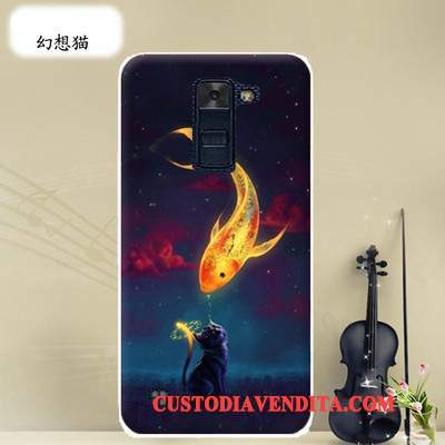 Custodia Lg K8 Silicone Di Personalità Anti-caduta, Cover Lg K8 Cartone Animato Tendenzatelefono