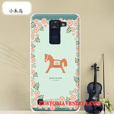 Custodia Lg K8 Silicone Di Personalità Anti-caduta, Cover Lg K8 Cartone Animato Tendenzatelefono