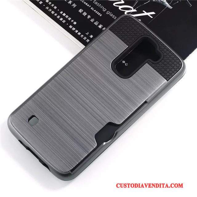 Custodia Lg K8 Silicone Telefono Seta, Cover Lg K8 Protezione Carta Anti-caduta