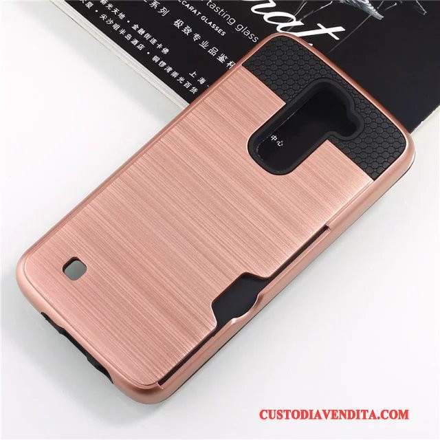 Custodia Lg K8 Silicone Telefono Seta, Cover Lg K8 Protezione Carta Anti-caduta