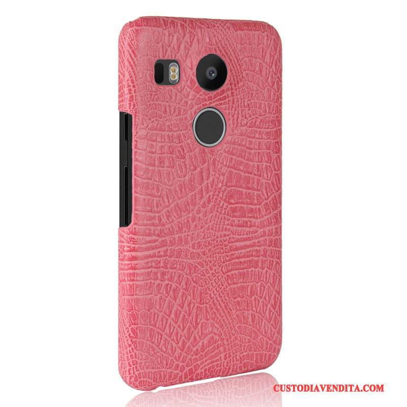 Custodia Lg Nexus 5x Pelle Rosso Difficile, Cover Lg Nexus 5x Protezione Modello Affari