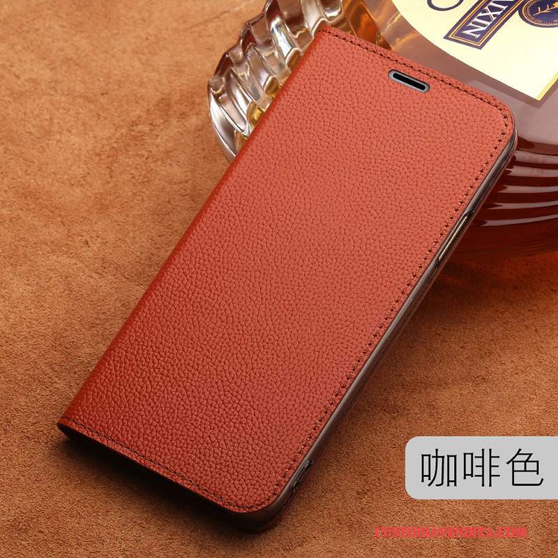 Custodia Lg Q6 Protezione Lusso Rosso, Cover Lg Q6 Pelle Telefono Affari