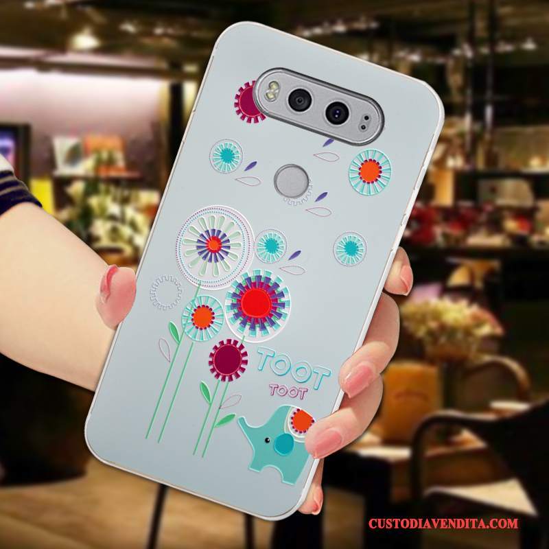 Custodia Lg V20 Cartone Animato Morbido Nuovo, Cover Lg V20 Goffratura Telefono Anti-caduta