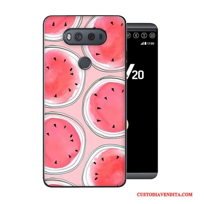 Custodia Lg V20 Cartone Animato Telefono Anti-caduta, Cover Lg V20 Creativo Grigio Morbido