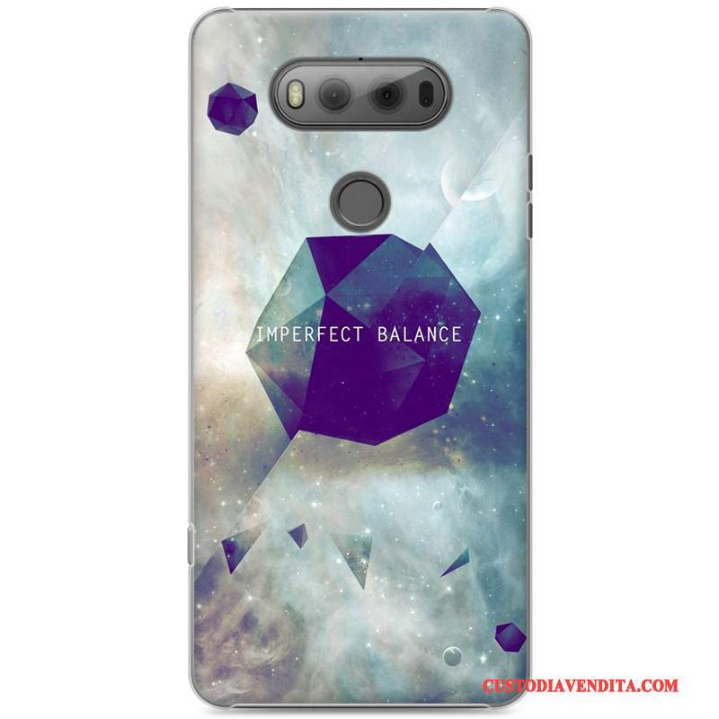 Custodia Lg V20 Colore Telefono Di Personalità, Cover Lg V20 Cartone Animato Difficile Porpora