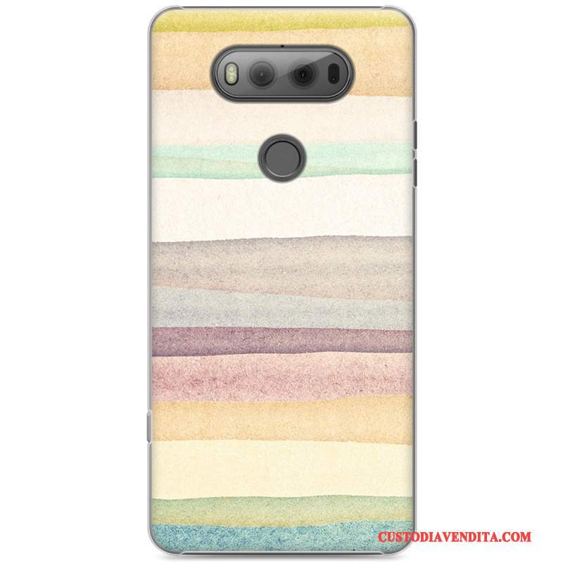 Custodia Lg V20 Colore Telefono Di Personalità, Cover Lg V20 Cartone Animato Difficile Porpora