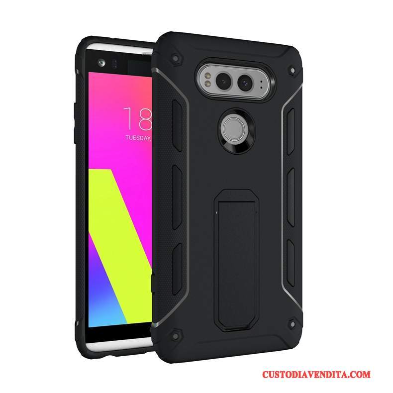 Custodia Lg V20 Creativo Anti-caduta Rosa, Cover Lg V20 Protezione Supportotelefono