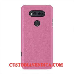 Custodia Lg V20 Pelle Anti-caduta Verde, Cover Lg V20 Protezione Antiscivolotelefono