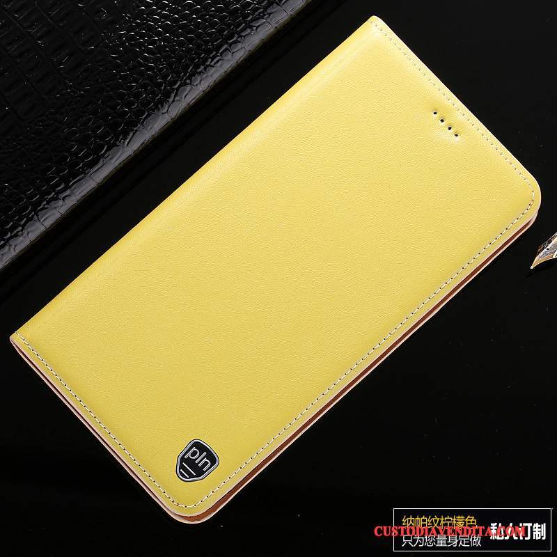 Custodia Lg V20 Pelle Giallo Anti-caduta, Cover Lg V20 Protezione Telefono