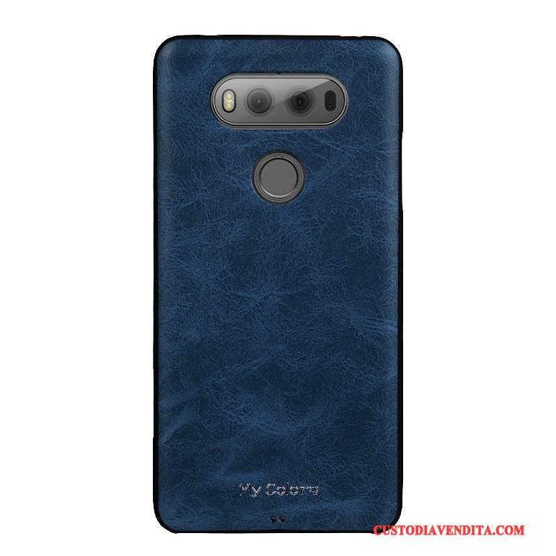 Custodia Lg V20 Pelle Morbidotelefono, Cover Lg V20 Protezione Rosso Affari