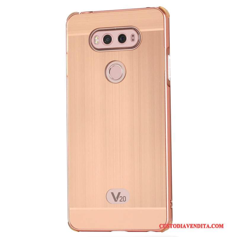 Custodia Lg V20 Protezione Anti-caduta Telaio, Cover Lg V20 Tendenza Oro