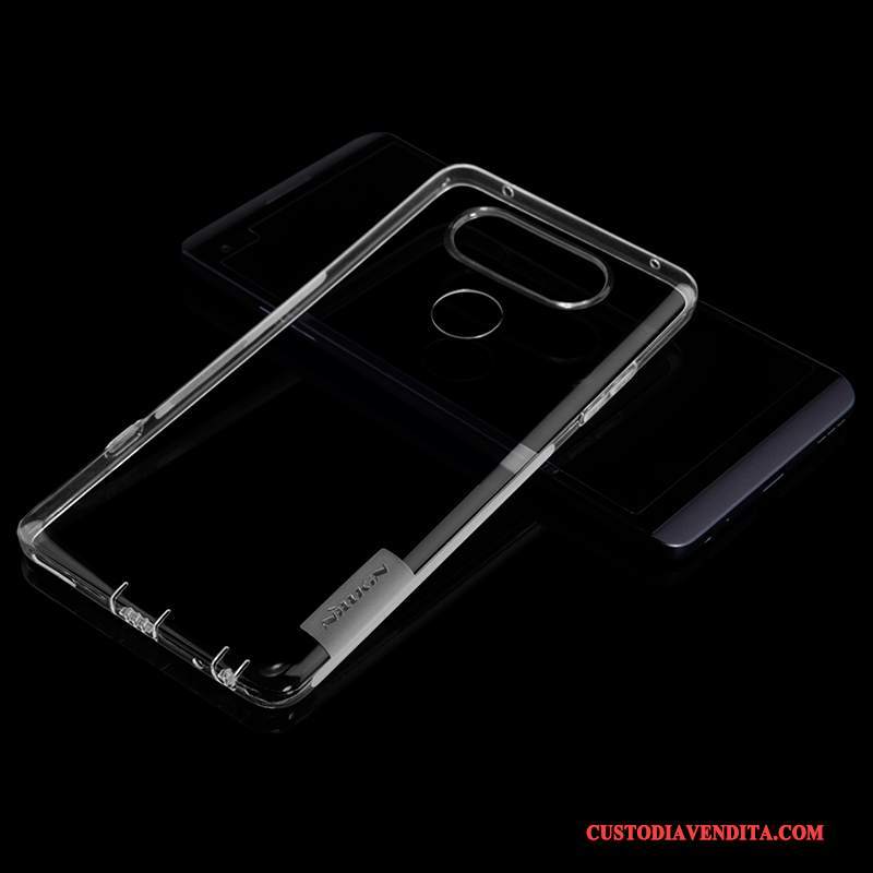 Custodia Lg V20 Silicone Biancotelefono, Cover Lg V20 Protezione Sottili Morbido