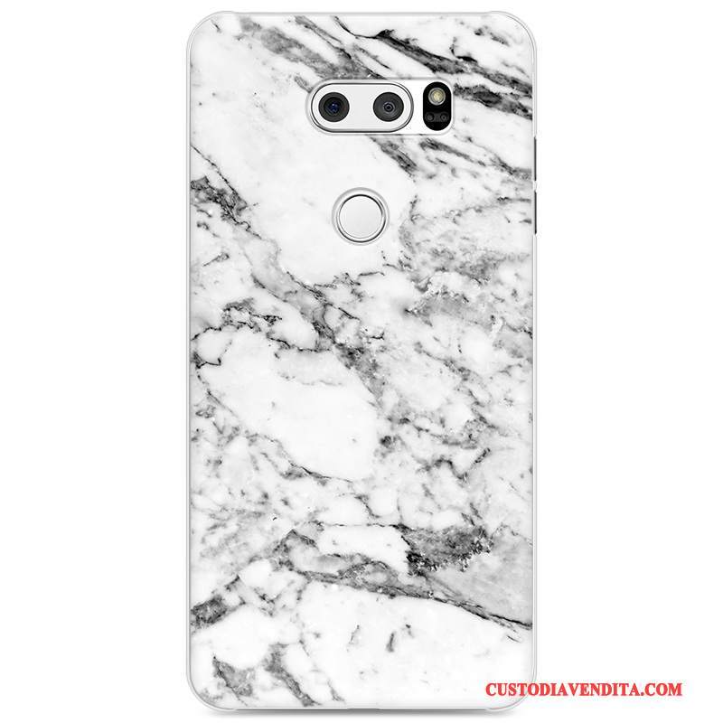 Custodia Lg V30 Colore Di Personalità Difficile, Cover Lg V30 Creativo Bianco Legno