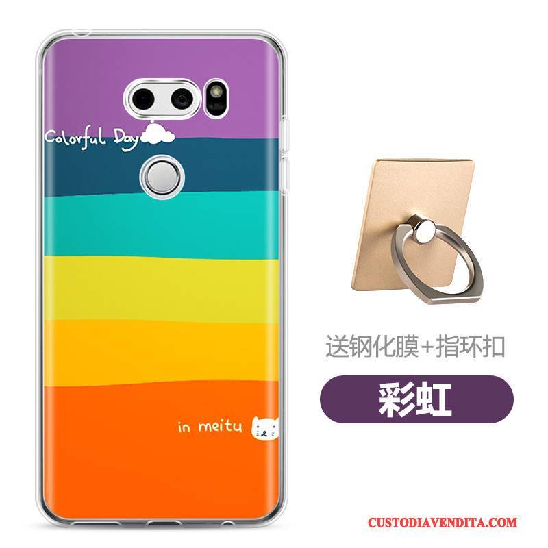 Custodia Lg V30 Colore Morbido Tutto Incluso, Cover Lg V30 Protezione Telefono Anti-caduta